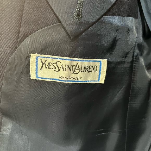 MENS NAVY YSL BLAZER (LARGE) - Picture 4 of 4